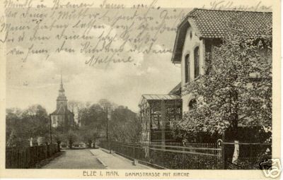 Dammstraße Elze 1930